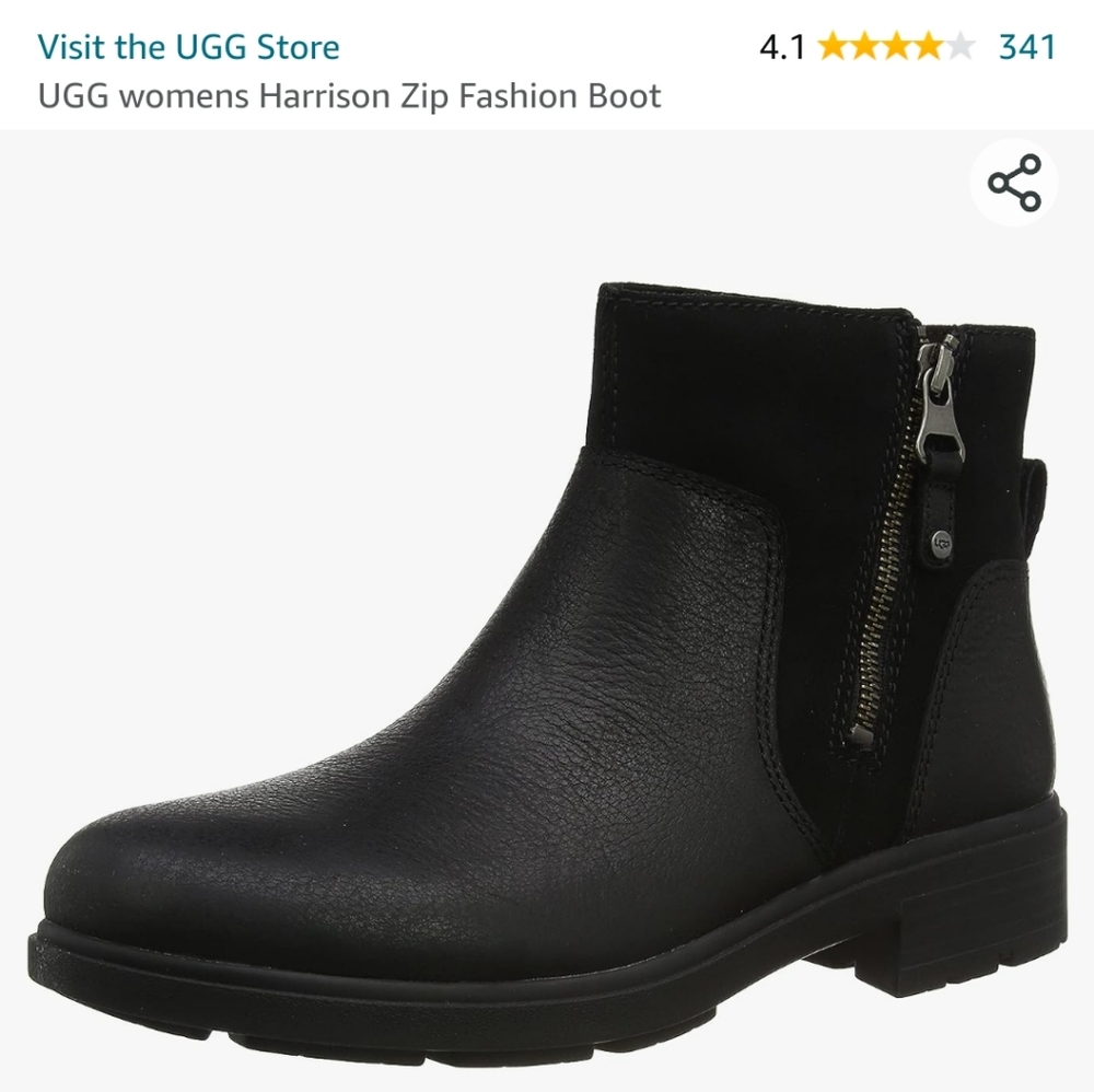 UGG Harrison Waterproof Moto Boot sz 12